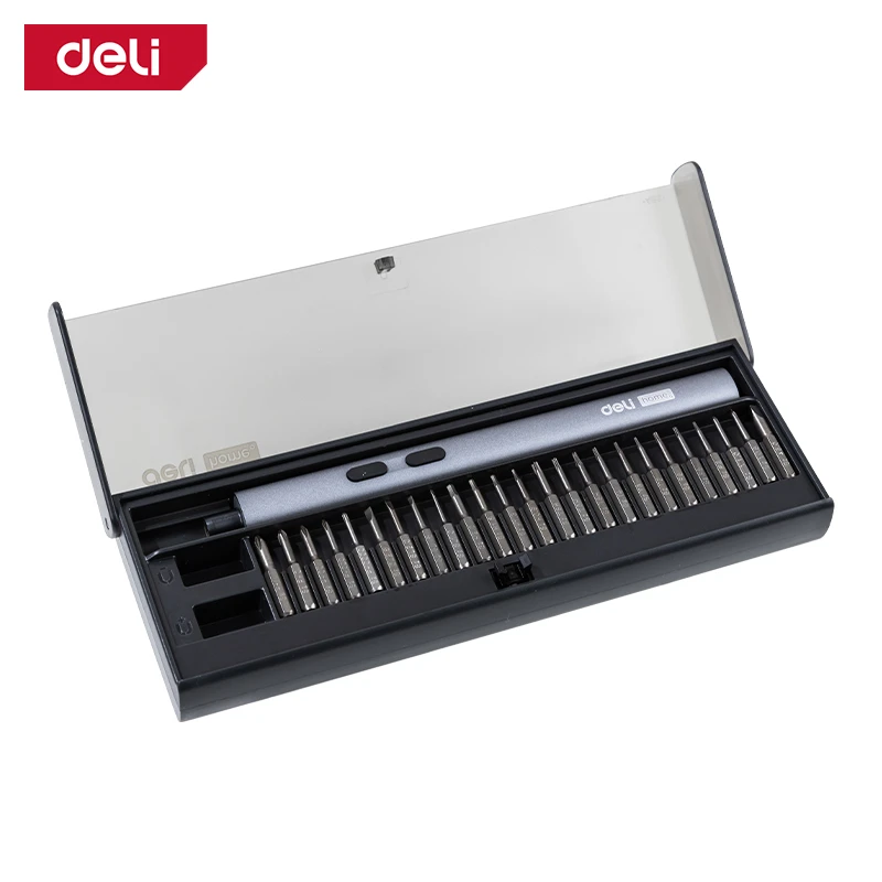 Set șurubelniță electrică de precizie 3.7v 0.2nm/3nm deli 2