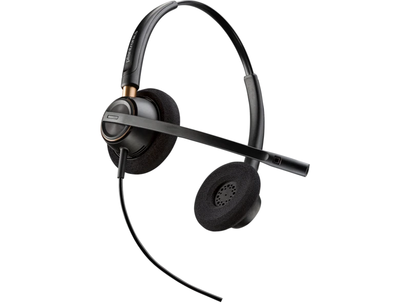 Poly encorepro 520 binaural headset +quick disconnect 783p7aa 3