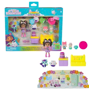 Set de figurine: Cadou aniversar Brioșel, seria &quot;Gabby’s Dollhouse&quot;