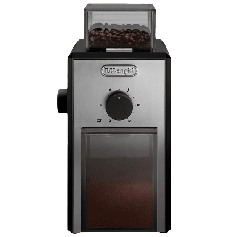 Кофемолка delonghi kg 89, серебристый 2
