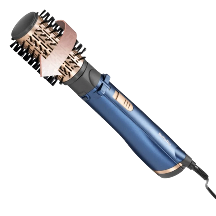 Фен-щётка babyliss as966roe, 1000вт, синий 5