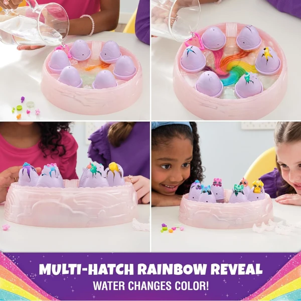 Игровой набор , "hatchimals alive выросший из радуги", асс. 8