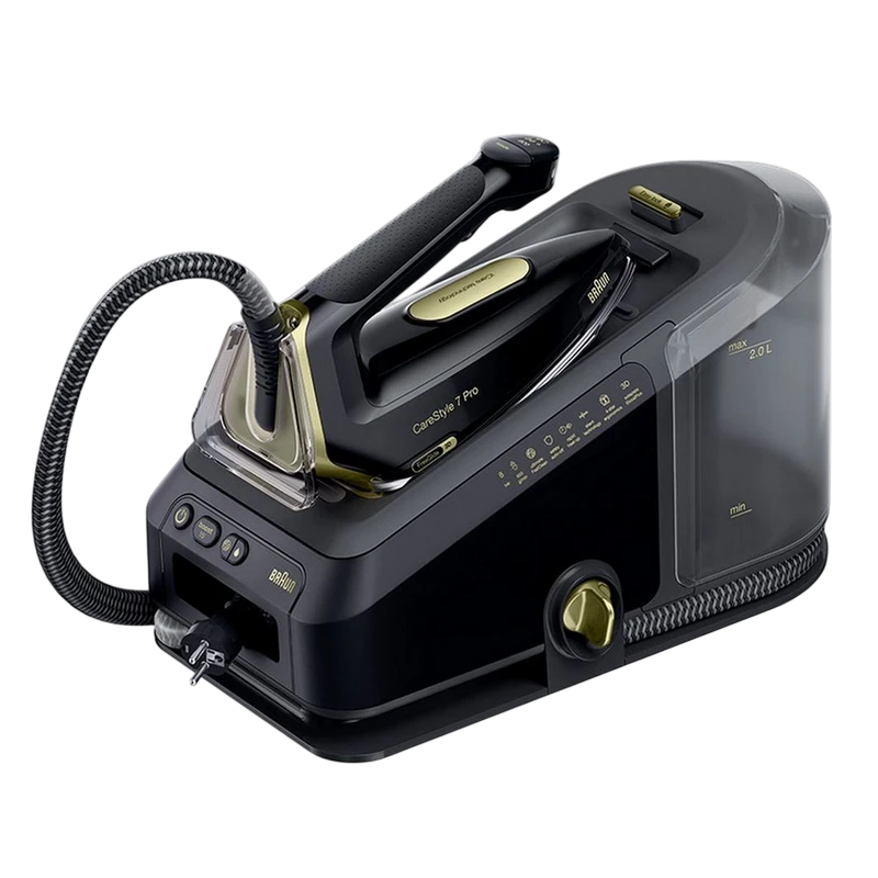 Fier de călcat cu generator de abur braun is7298cp, 2700w, negru 3