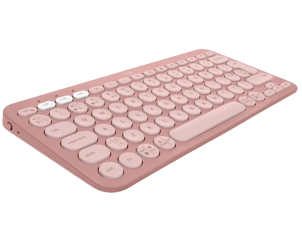 Set tastatură + mouse logitech pebble 2 combo, fără fir, roz 5