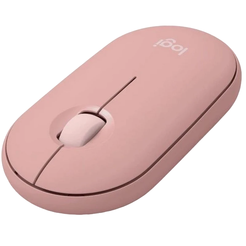 Set tastatură + mouse logitech pebble 2 combo, fără fir, roz 6
