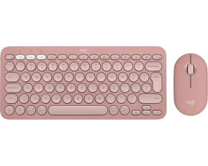 Set tastatură + mouse logitech pebble 2 combo, fără fir, roz Thumbnail 4