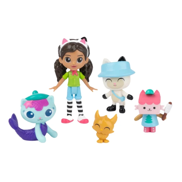 Set de figurine mini: mica tabără, seria "gabby’s dollhouse" 2