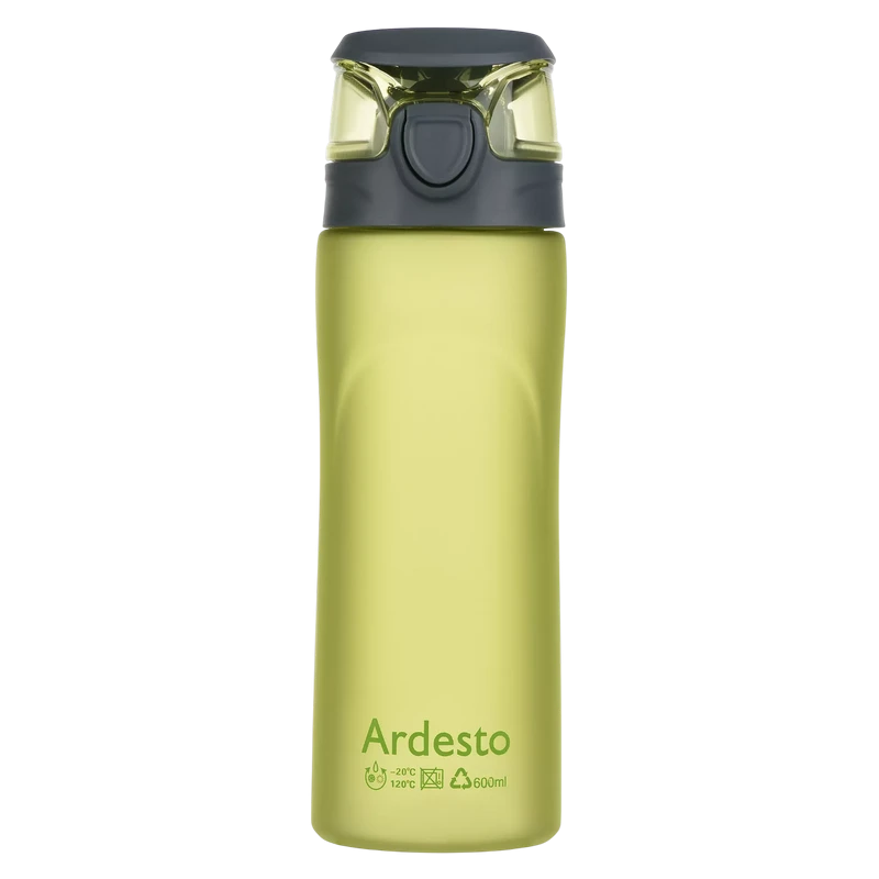 Sticlă de băut ardesto matte bottle ar2205pg, 600 ml, verde 2