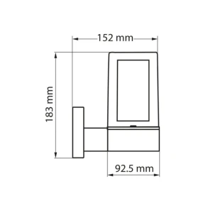 Светильник cinar-3 40 вт e27 220 - 240 в ip44 horoz Thumbnail 2