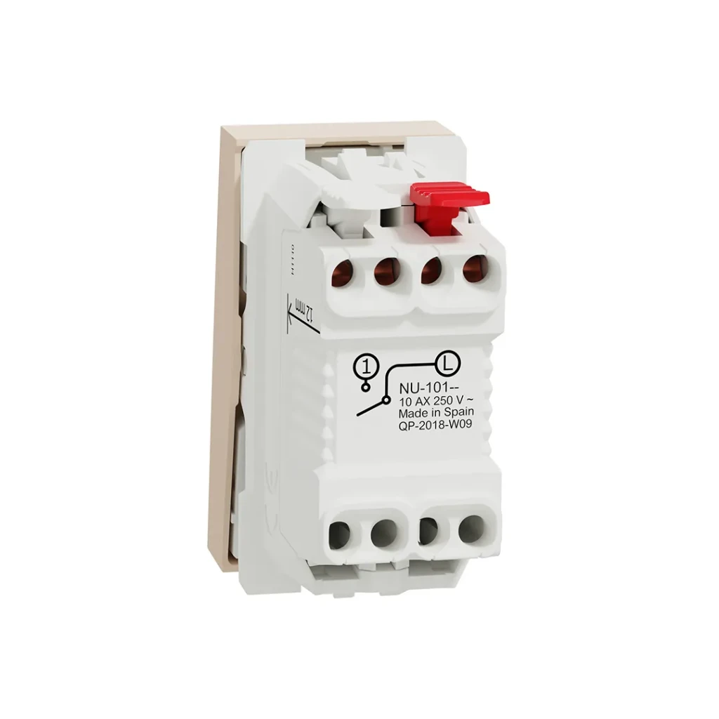 Переключатель noua unica 10 a 220 - 240 в бежевый schneider-electric 3