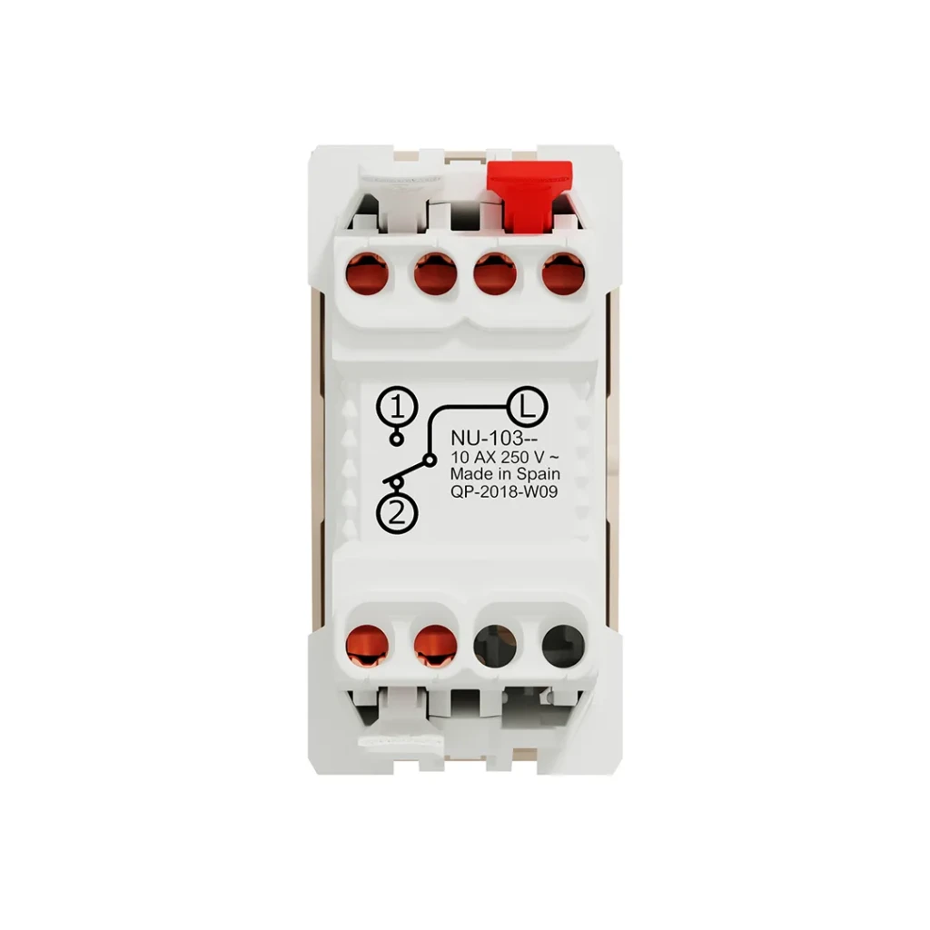 Переключатель проходной noua unica 10 a 220 - 240 в бежевый schneider-electric 3