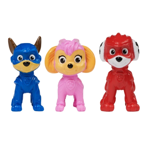 Set de 3 mini-figurine: skye, chase și marshall, seria "patrula cățelușilor" 4