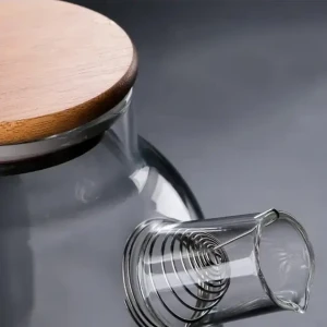 Ceainic din sticlă pentru infuzie 1lt  (90-6) 090066 Thumbnail 2
