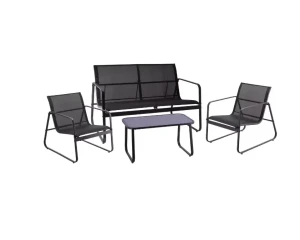 Set mobilă pentru grădină 4pcs 61*76/114*76/43*84*41 (568124) Thumbnail 2