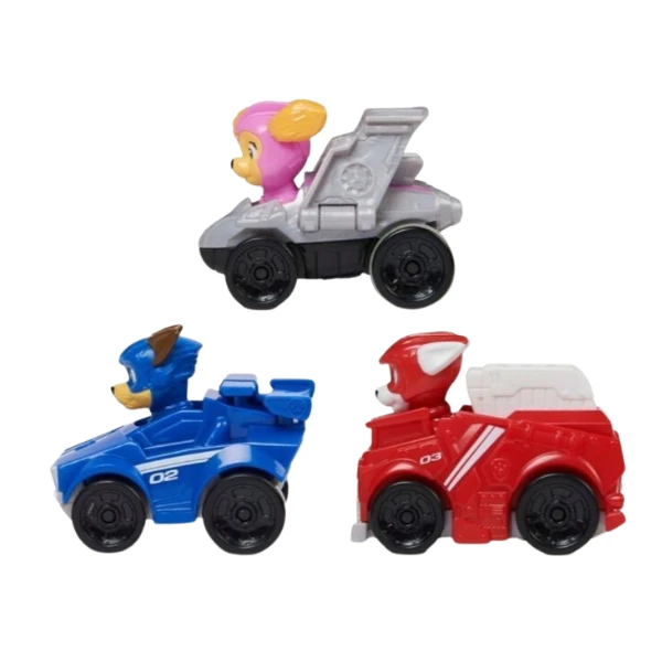Set de mini-vehicule: 3 nave spațiale, seria "patrula cățelușilor" 2