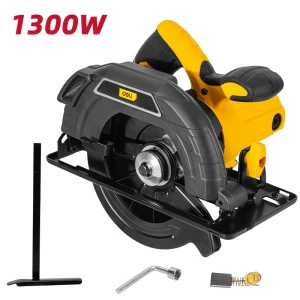 **циркулярная пила deli 1300 вт, 7-1/4" (185 мм), диск 24t**