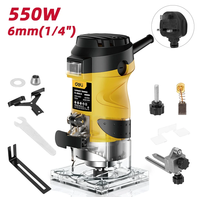 Freză pentru laminat  deli 550w6mm 2