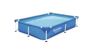 Piscina cu cadru metalic 221cm*150cm*43cm