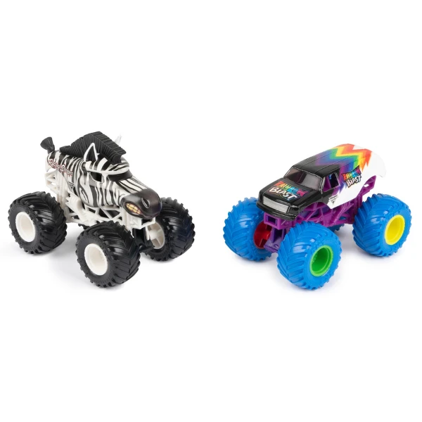 1:64 set mașinuțe metalice monster jam scară, ass. 4