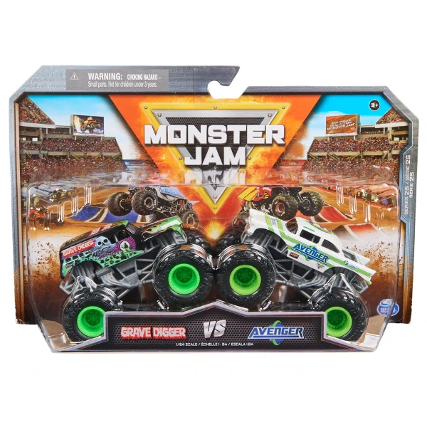1:64 set mașinuțe metalice monster jam scară, ass. 22