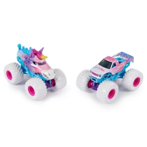 1:64 set mașinuțe metalice monster jam scară, ass. Thumbnail 8