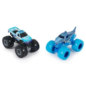 1:64 set mașinuțe metalice monster jam scară, ass. Thumbnail 7