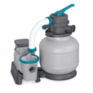 Filtru p/u piscina cu nisip 8327l/h, rezervor pentru nisip 20kg, granulație 0.45-0.85mm