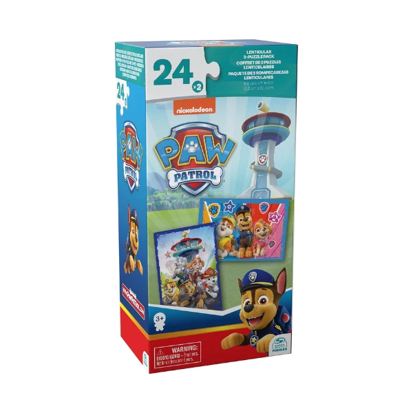 Seria de puzzle-uri „patrula cățelușilor”, 2 în 1, 24 elem. 3