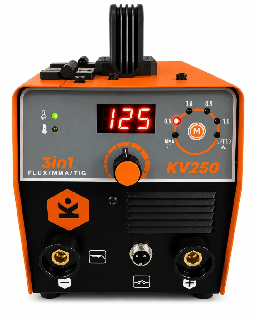 Aparat de sudat semiautomat, fara gaz kronava kv250 4