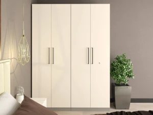 Dulap bayro serenity 1600x2200x518 gri asfalt / light cream