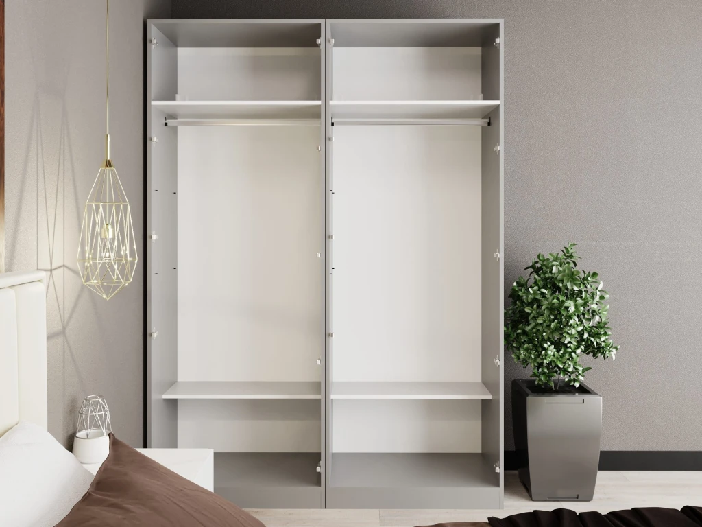 Dulap bayro serenity 1600x2200x518 gri asfalt / trend grey 3