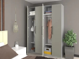 Dulap bayro serenity 1600x2200x518 gri asfalt / trend grey Thumbnail 2