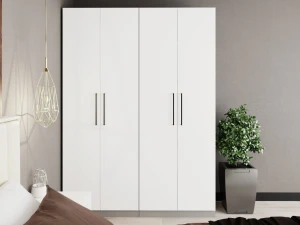 Dulap bayro serenity 1600x2200x518 gri asfalt / white