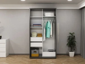Шкаф купе bayro parma 1200x2250x600 антрацит Thumbnail 2