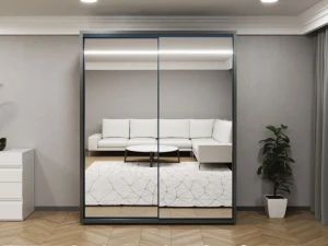Dulap glisant bayro parma 1800x2250x600 antracit Thumbnail 4