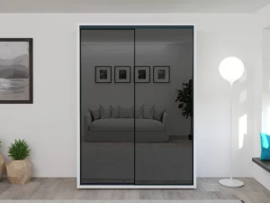 Dulap glisant bayro parma graphite 1600x2250x600 alb Thumbnail 4