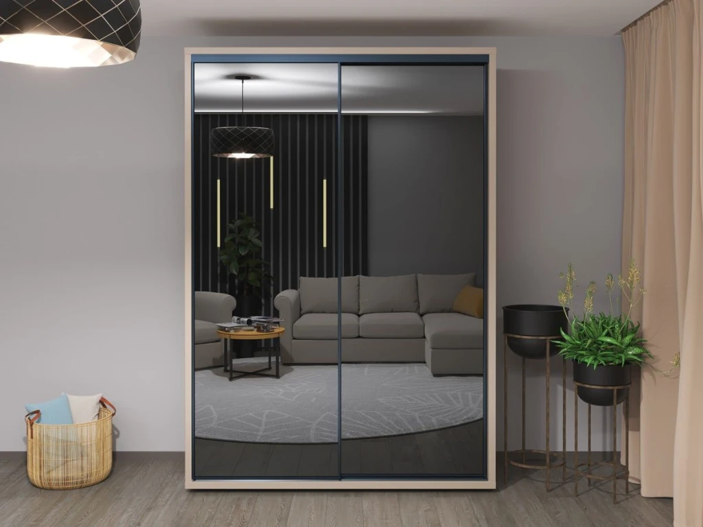 Dulap glisant bayro murano 1600x2300x600 gri piatra 4
