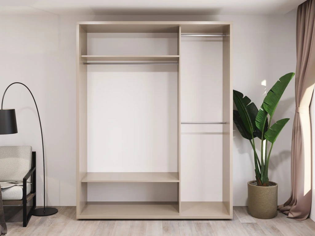 Dulap glisant bayro murano 1800x2300x600 gri piatra 3