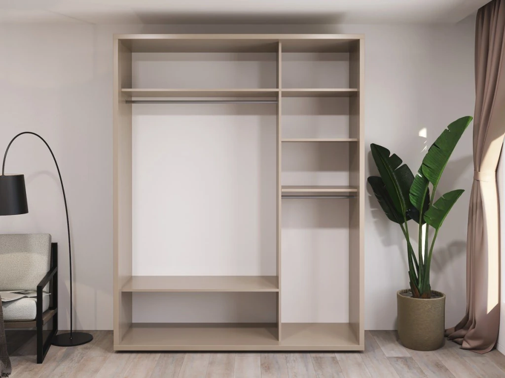 Dulap glisant bayro murano 1800x2300x600 gri piatra 2