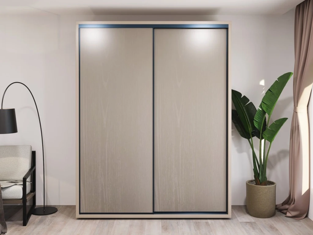 Dulap glisant bayro murano 1800x2300x600 gri piatra 3