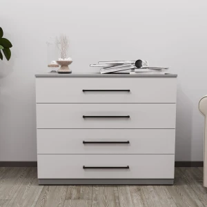 Comodă bayro serenity 1000x810x450 gri asfalt front gri