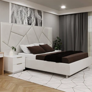 Pat bayro elegans 1600x2000 cu mecanism de ridicare stofă categoria iii