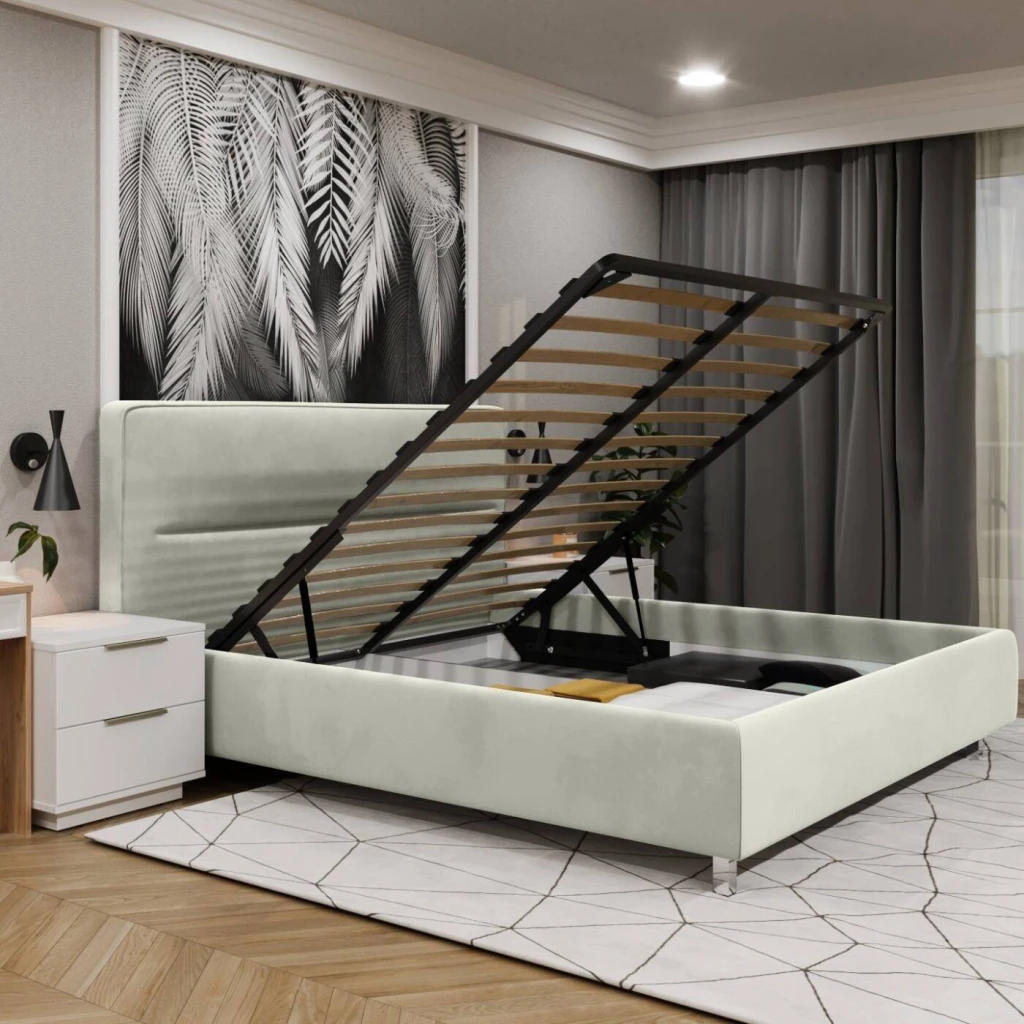 Кровать bayro harmonybed pro 1400x2000 c подъёмным механизмом ткань категория i 3