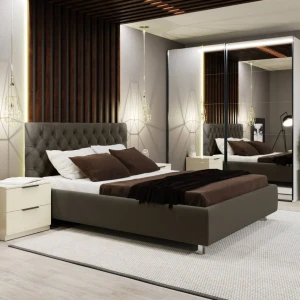 Pat bayro romanrose 1400x2000 cu mecanism de ridicare stofă categoria ii
