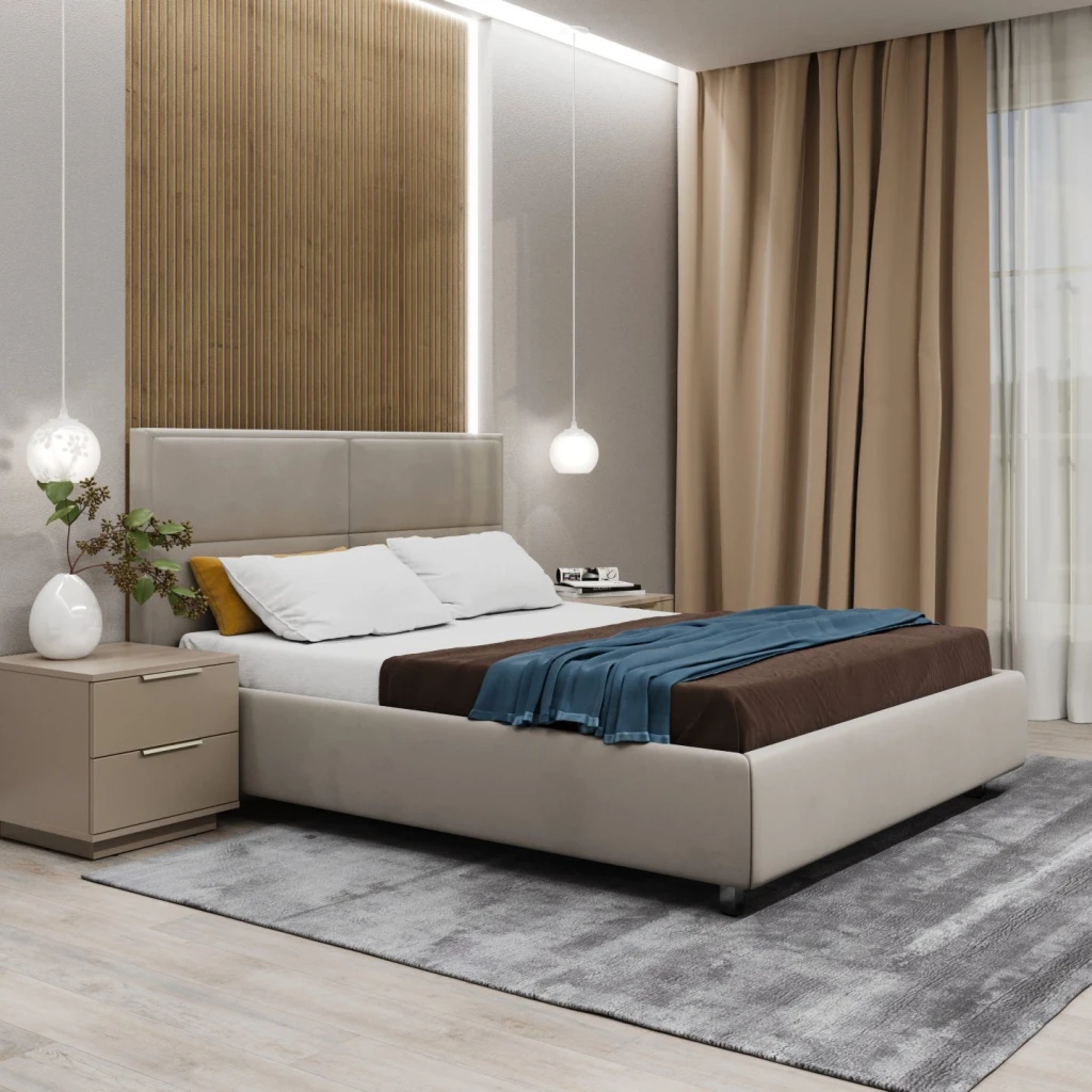 Pat bayro serenity pro 1400x2000 cu mecanism de ridicare stofă categoria iii 2