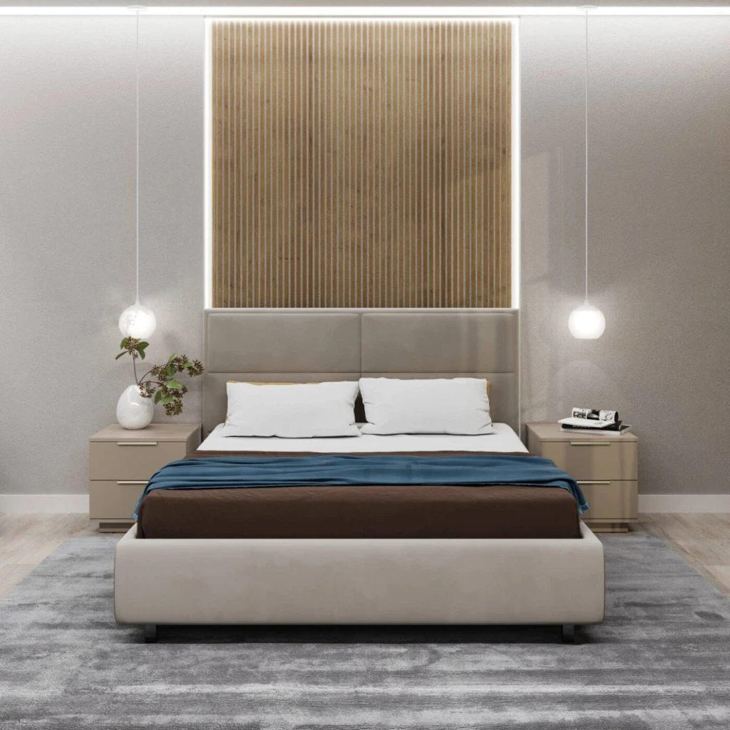 Кровать bayro serenity pro 1600x2000 c подъёмным механизмом ткань категория iii 2