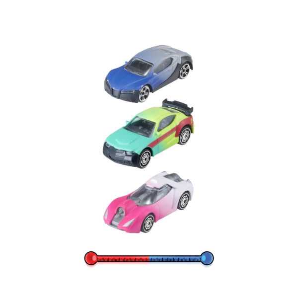 Set de 3 mașinuțe cu schimbare de culoare teamsterz s/m 10