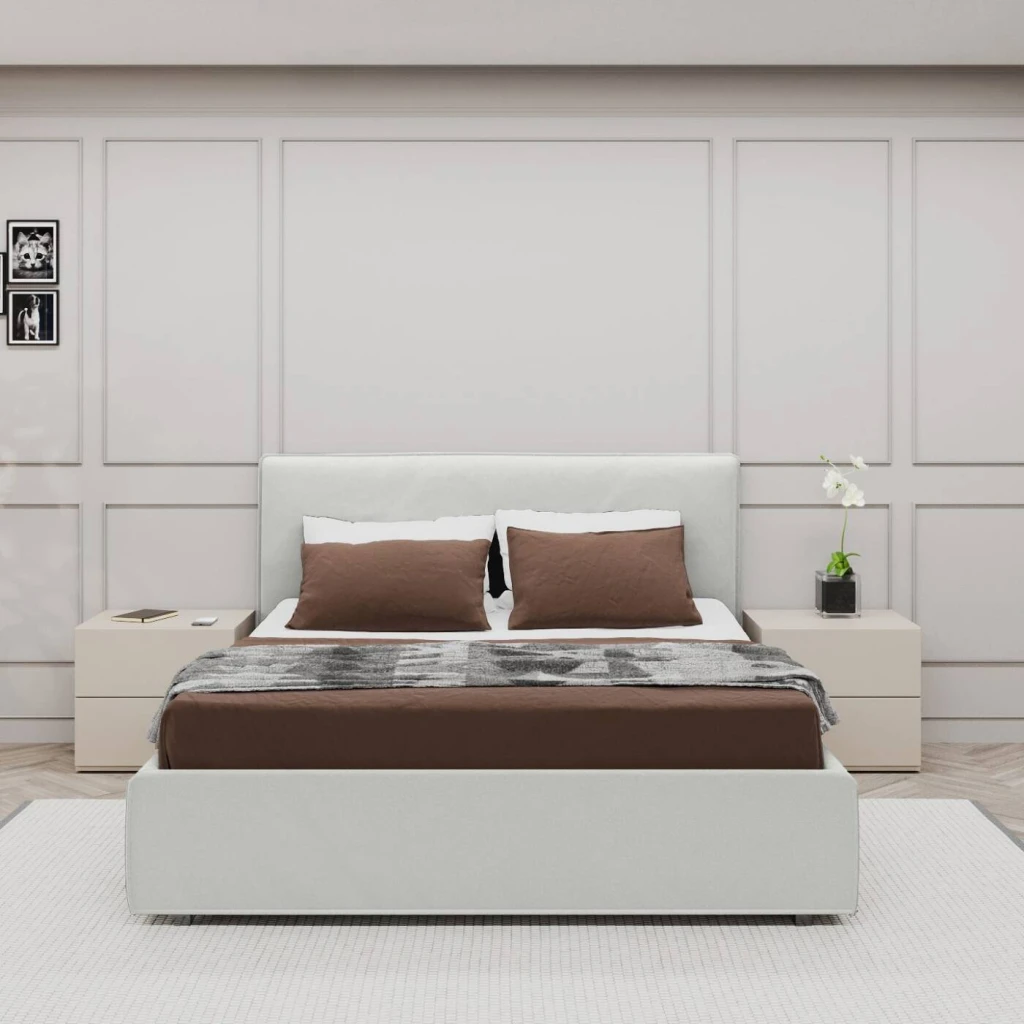 Кровать bayro zendesign 1600x2000 c подъёмным механизмом ткань категория i 2