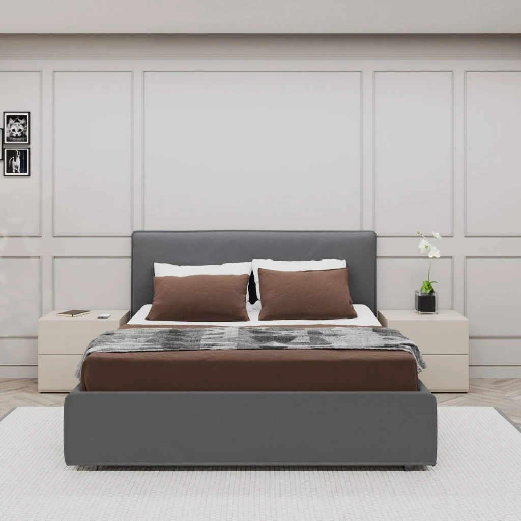 Кровать bayro zendesign 1800x2000 c подъёмным механизмом ткань категория iii 2