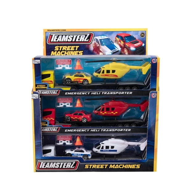 Transportator de helicoptere teamsterz, 3 culori 3